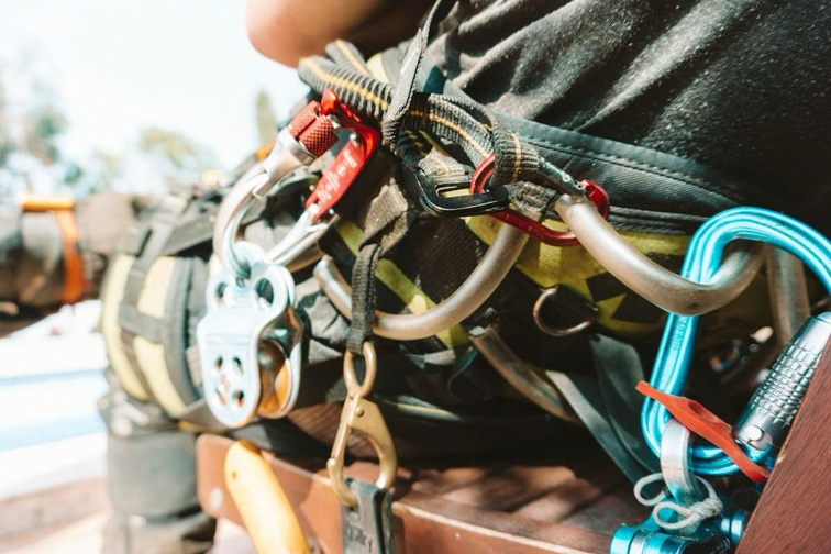 Professional climbing ropes and rigging equipment
